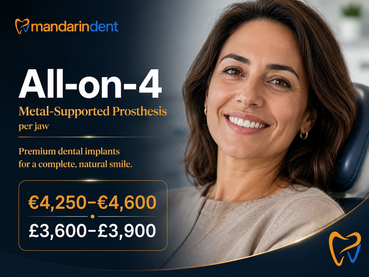 All-on-4 with Metal-Supported Prosthesis in Bodrum, Turkey