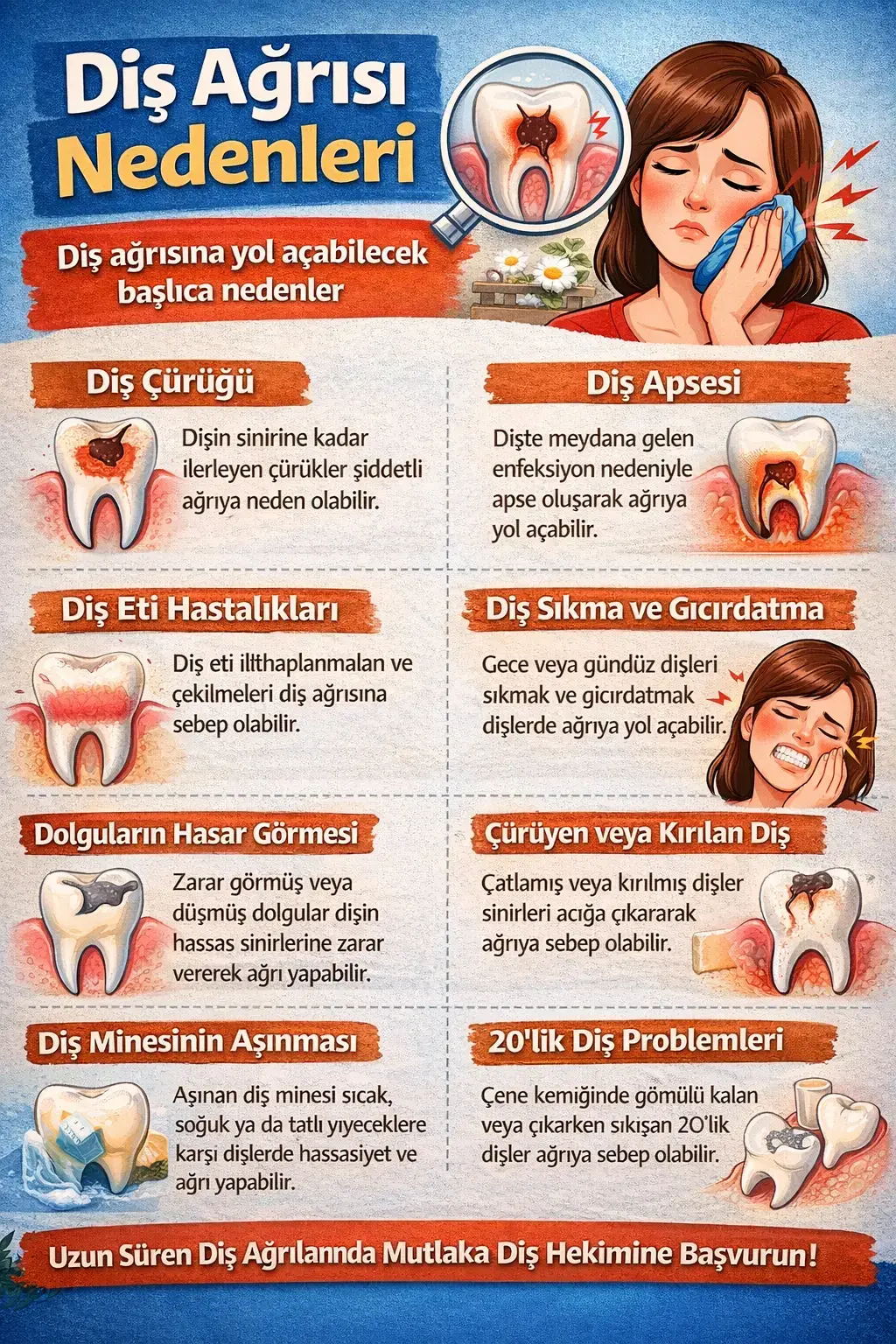 Çocuğun diş ağrısına ne iyi gelir