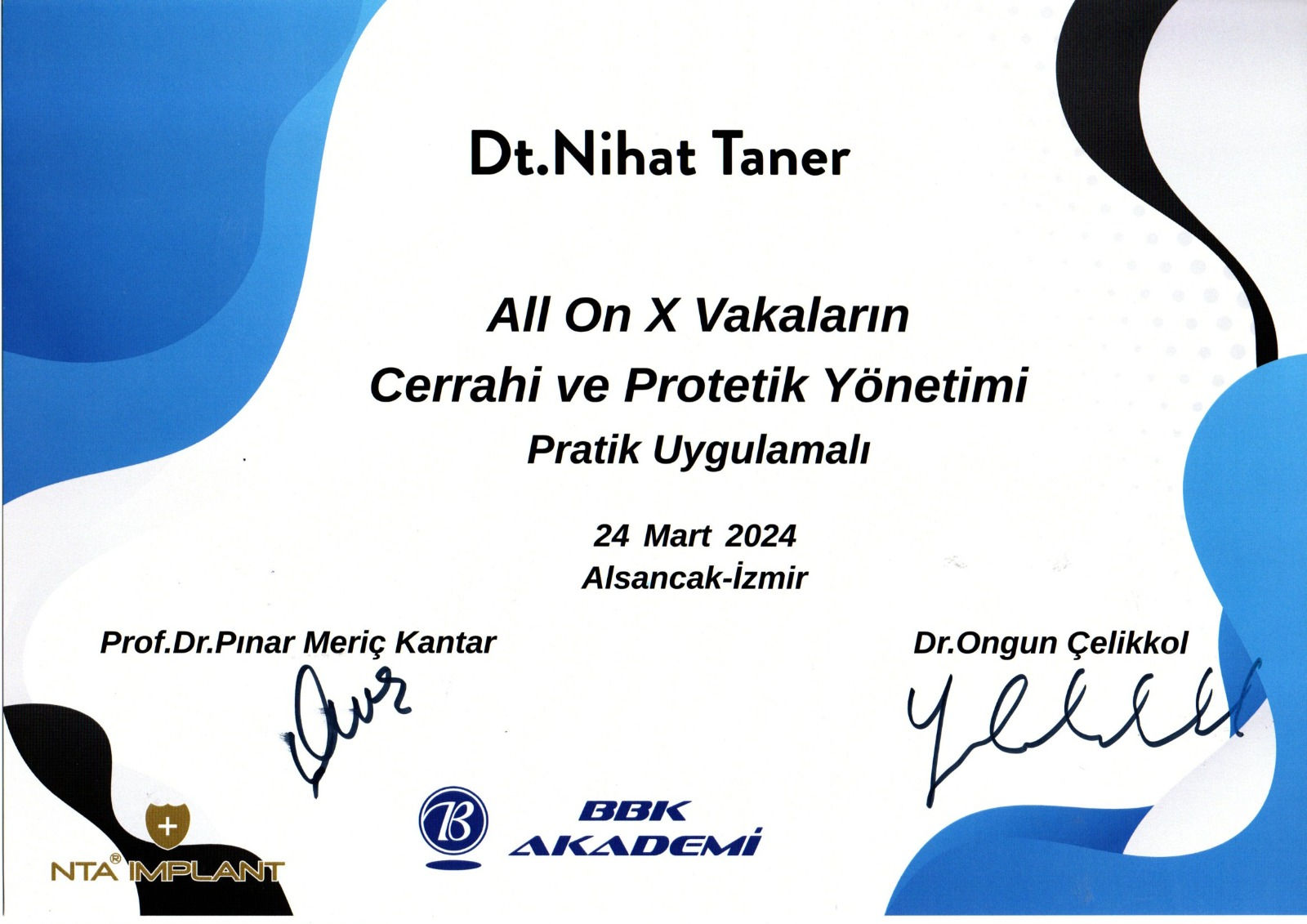All On X Vakaların Cerrahi ve Protetik Yönetimi — Pratik Uygulamalı
