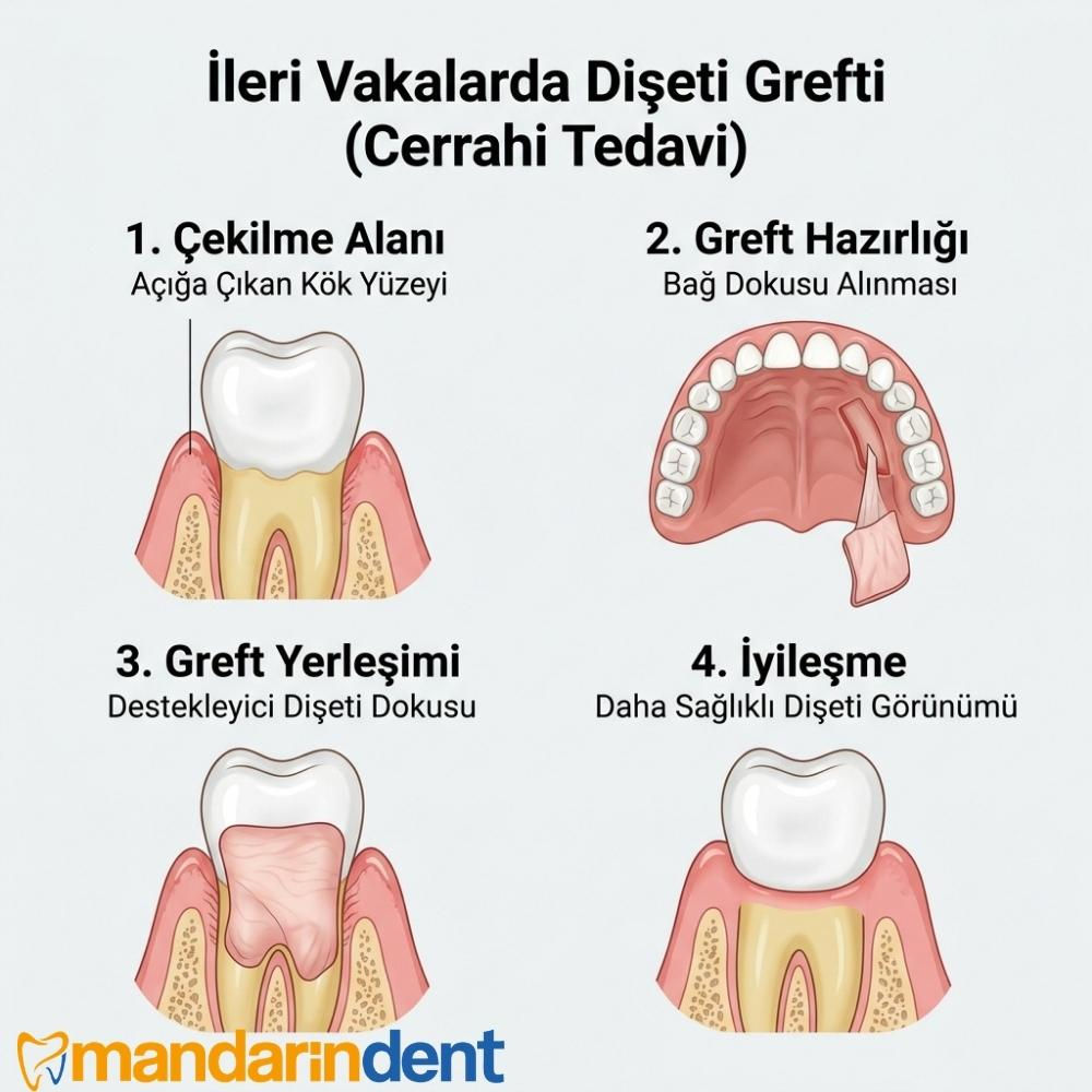 Çekilen diş eti geri düzelir mi